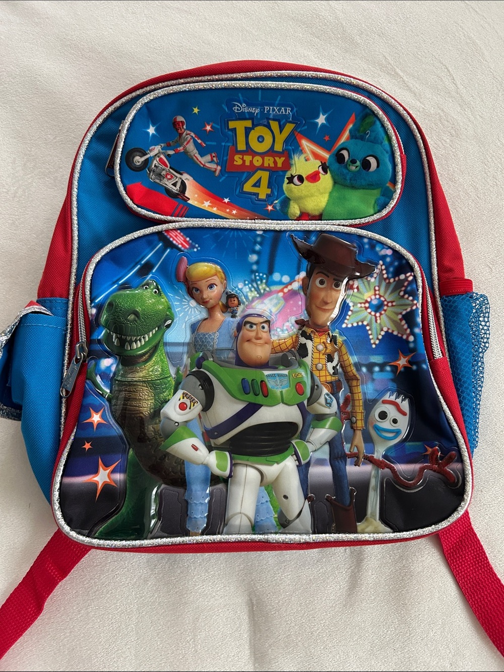 Disney Toy Story 4 Kids Backpack - Blue & Red
